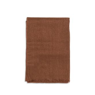 Brunello Cucinelli Brown Cashmere Womens Scarf
