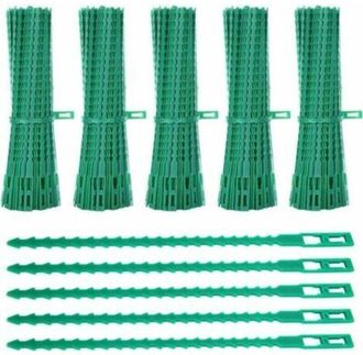 OEM Ataduras Para Plantas, Paquete De 600 Ataduras Para Plantas, Ataduras Ajustables De 23 Cm Para Jard&iacute;n, Ataduras De Pl&aacute;stico Flexible Para Invernadero,