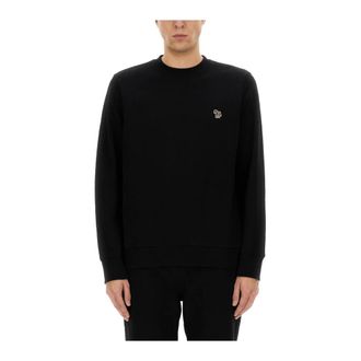 Paul Smith Zebra Sweatshirt - Heren - Sweatshirts & Hoodies - Zwart - Maat: L Katoen