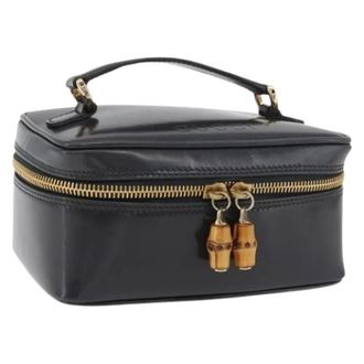 Gucci Pre-owned Handbags, female, Black, Size: ONE SIZE Pre-owned Vintage Hand Bag
