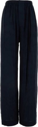 Balenciaga Midnight Blue Silk Pyjama Pant