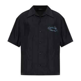 Amiri Short Sleeve Shirts, male, Black, Size: 2XL Shirt with logo