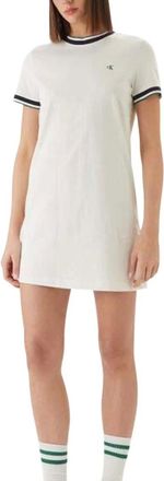 Calvin Klein Jeans Donna, Abiti, Bianco, S, new