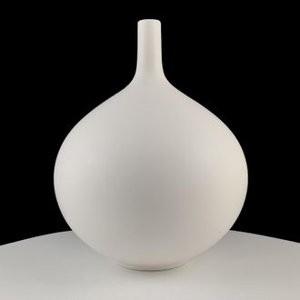 OEM Jarr&oacute;n Decorativo De Cer&aacute;mica Blanco Sevilla - 24 Cm