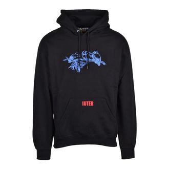 Iuter Hoodies, male, Black, Size: XL Hooded Sweatshirt