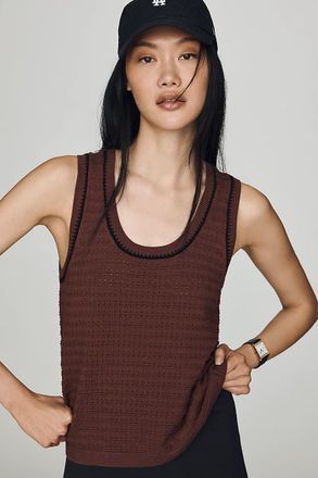 Varley Gideon 100% Cotton Knit Tank Top