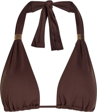 Melissa Odabash Grenada Triangle Bikini top - Brown - 48 (UK16 / XL)