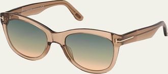 Tom Ford Wallace Acetate Cat-Eye Sunglasses