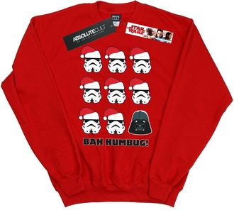 Star Wars Heren Kerstmis Humbug Sweatshirt (Rood)