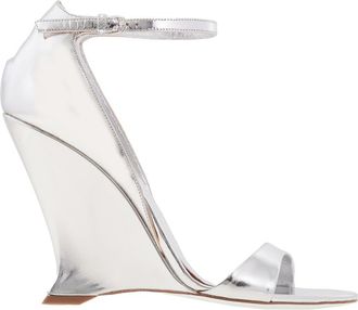Ferragamo Vidette X5 Leather Wedge Sandals, Size 9 B