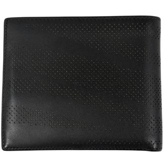 Herm&egrave;s Black Leather Wallet (Bi-Fold) (Pre-Owned)