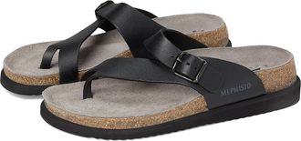 Mephisto Helen Plus Womens Sandals Black Waxy : EU 40 (US Womens 10) D - Wide, Leather