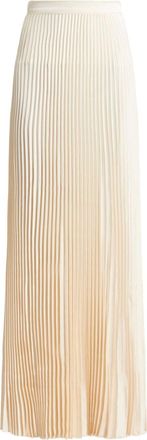 L’Idée Gala pleated floor-length skirt - women - Polyester - 16 - Neutrals