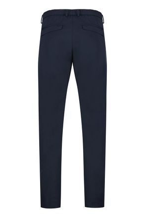 Paul & Shark Mens Technical Nylon Pants Blue Elastane Trousers