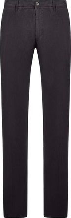 Incotex Jeans taglio regular gessati - Grigio