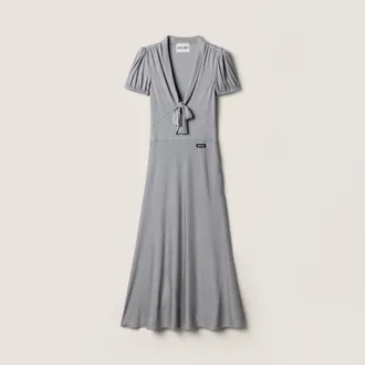 Miu Miu Silk jersey dress