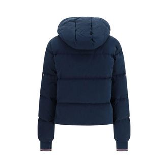 Thom Browne Womens Blue Cotton Full-Length Jacket Clothing