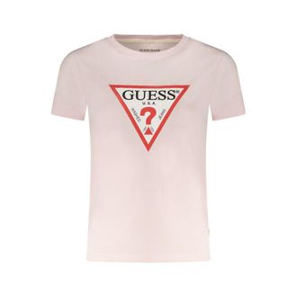 Guess Rosa Katoenen Dames T-Shirt