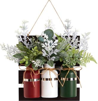 Nearly Natural 17In Holiday Wall Art Decor