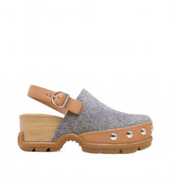 Sorel Womens Roamn Clog In Grey