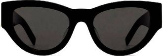 Saint Laurent Grey Cat Eye Ladies Sunglasses SL M94/F 001 53