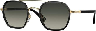 Persol PO2480S 109771 Mens Sunglasses Black Size 50
