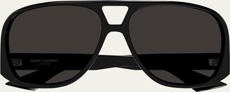 Saint Laurent Solace Acetate Aviator Sunglasses