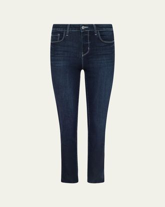 L'agence Aiden Low-Rise Slim Cropped Jeans