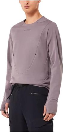Oakley Flex Tech Fleece Granite Grey - Heren - Longsleeves - Grijs - L - Polyester - Tops