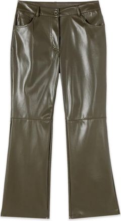 Oltre Straight Broeken - Dames - Wijde Broeken - Groen - 4XL - Broeken
