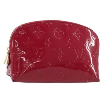 Louis Vuitton Pre-owned Clutches, female, Pink, Size: ONE SIZE Pre-owned Patent Leather Cosmetic Pouch
