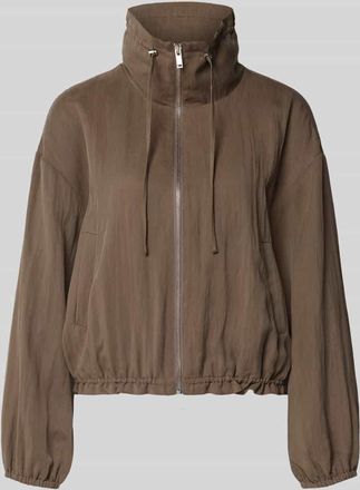 Fynch-Hatton Fynch-Hatton Regular Fit Jacke aus Lyocell-Mix mit Viskose-Anteil in Mittelbraun, Gr&ouml;&szlig;e 38