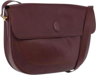 Cartier Pre-owned Cross Body Bags, female, Red, Size: ONE SIZE Pre-owned Vintage Shoulder Bag