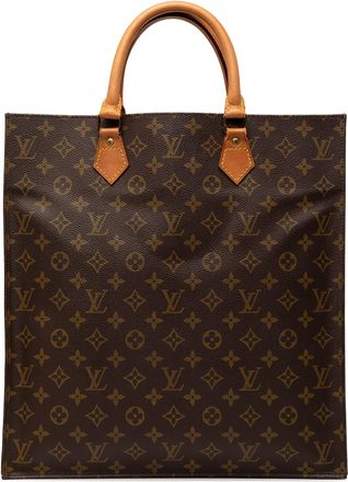 Louis Vuitton Pre-owned Womens Monogram Sac Plat - Brown Textile - One Size