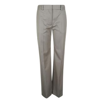 Victoria Beckham Tailored Straight Leg Trouser - Dames - Straight fit broeken - Grijs - S - Broeken