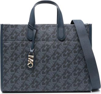 Michael Kors Tote Bags - Dames - Shoppers - Blauw - ONE Size - Polyester - Tassen