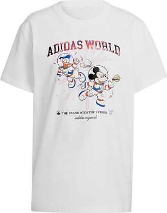 adidas (WMNS) adidas x Disney Graphic T-Shirt Asia Sizing White HL9051