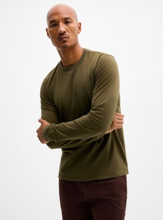 Le 31 Mens Solid long-sleeve T-shirt Standard fit