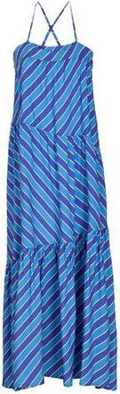 8 by YOOX PRINTED SPAGHETTI MAXI DRESS