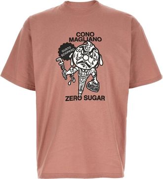 Magliano Gusto Sciopero Tee - Heren - T-shirts - Roze - L - Katoen - Tops
