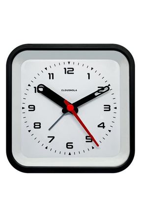 Cloudnola Railway Alarm Clock in Black at Nordstrom