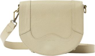 VIA VAI Mae Lizzy Crossbody Bag - Dames - Schoudertassen - Beige - ONE Size - Leer - Tassen