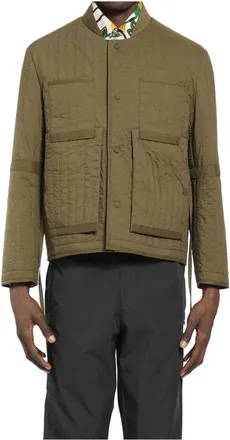 Craig Green Jassen, Heren, Groen, L, Nylon, Omkeerbaar Gewatteerde Werkjas