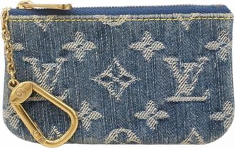 Louis Vuitton Blue Coin Purse/Coin Case (Pre-Owned)