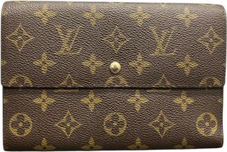 Louis Vuitton Monogram Brown Monogram Long Wallet (Tri-Fold) (Pre-Owned)