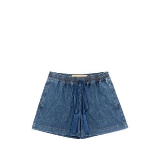 Valentino Denim Chambray Shorts