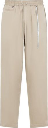 Mastermind Japan Beige Easy Cotton Pants-Uomo
