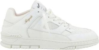 Axel Arigato Monogram Patch Veterschoenen - Heren - Sneakers - Wit - 42 EU - Schoenen