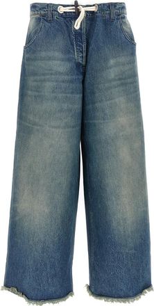 Moncler Blue High Waist Jeans