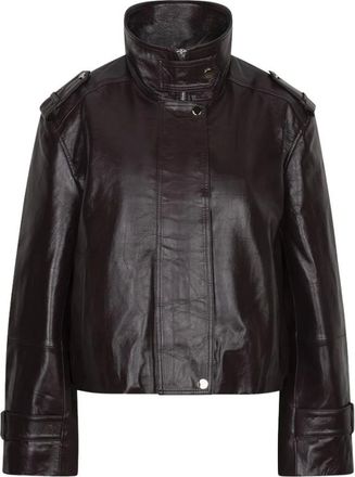 Dante6 Kleo Leren Jas - Dames - Jassen - Bruin - Maat: M Leer